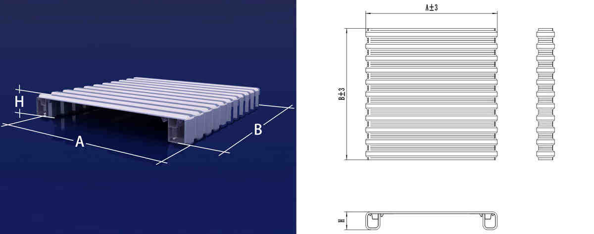 Galvanize steel Pallet