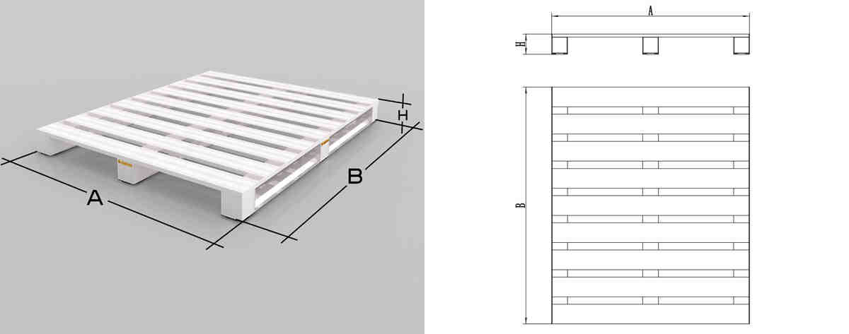 Aluminum pallets
