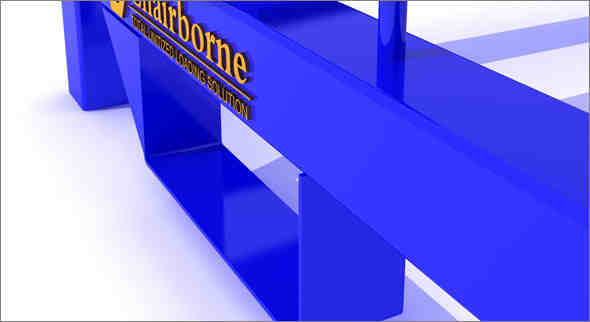 glass transport rack