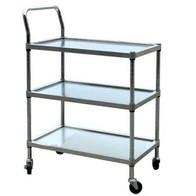 Stainless steel trolley