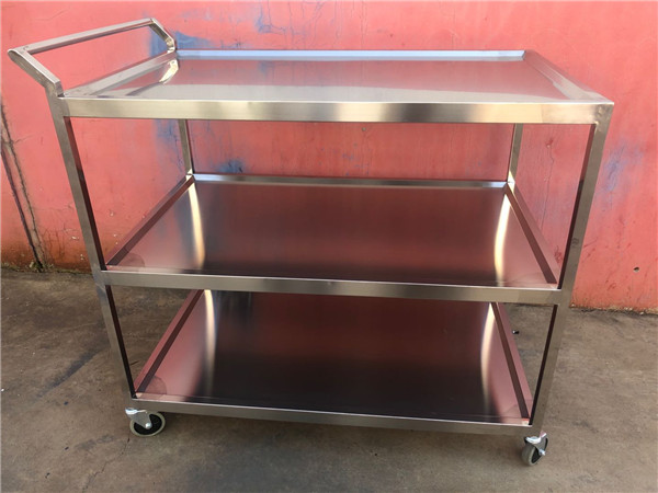 Stainless steel trolley