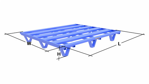 steel nine-leg pallet