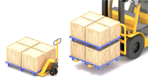 steel nine-leg pallet