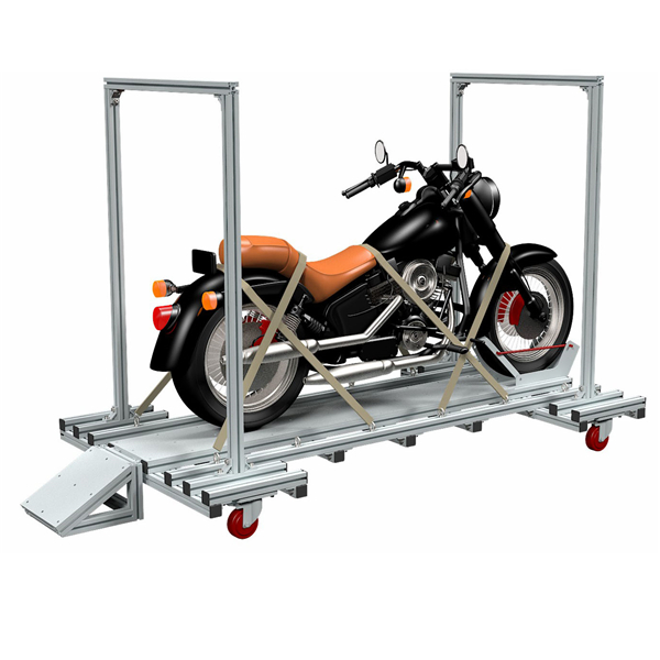 Aluminum motorcycle palle