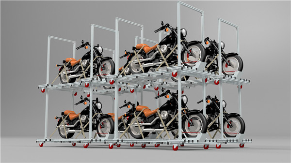 Aluminum alloy motorcycle frame