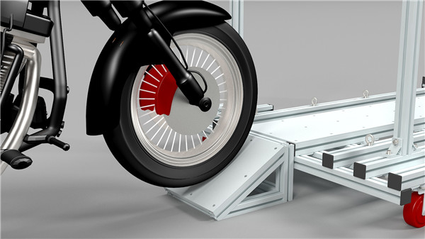 Aluminum alloy motorcycle frame