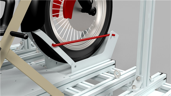 Aluminum alloy motorcycle frame