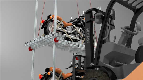 Aluminum alloy motorcycle frame