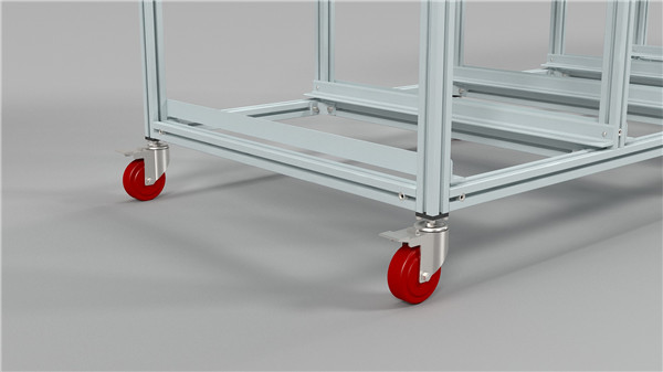 Aluminum profile turnover car