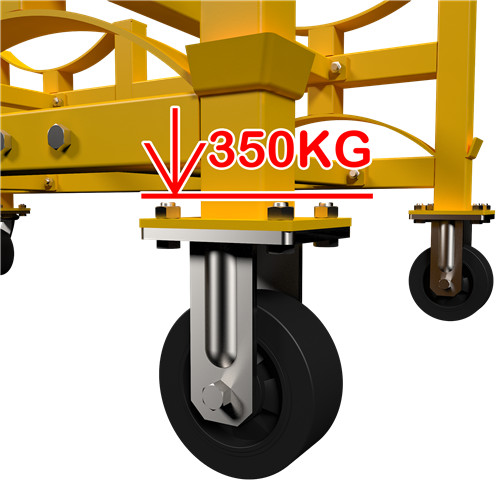 Mobile oil drum frame