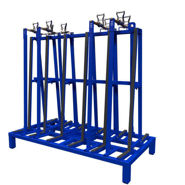 AGV glass transport rack