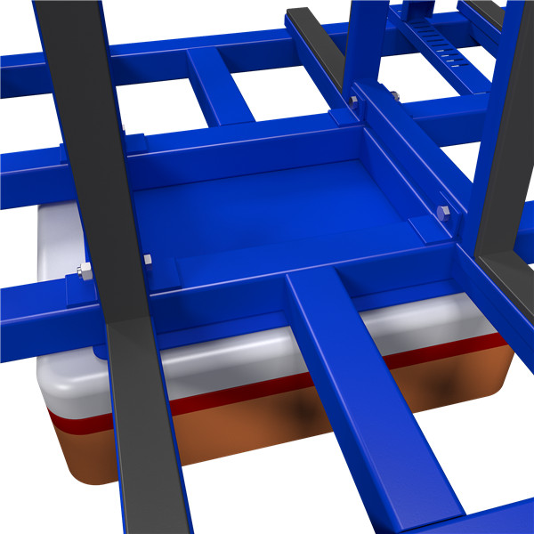 A frame transport rack