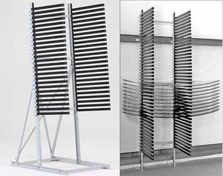 Windshield Racks plate glass storage racks