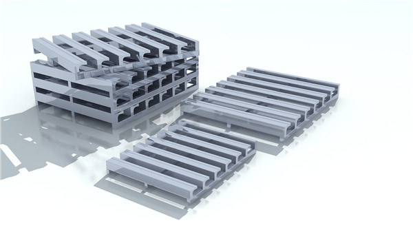 Forklift ejector pallet
