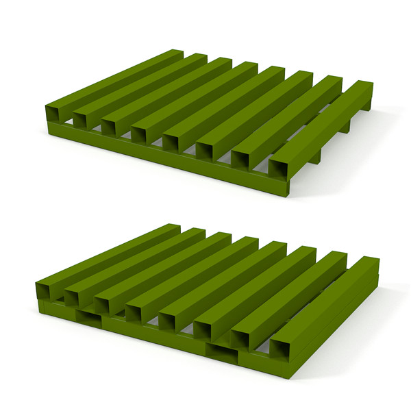 Forklift ejector pallet