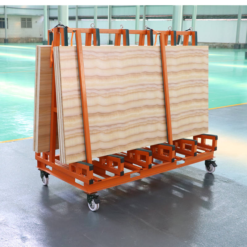 A frame transport rack for granite