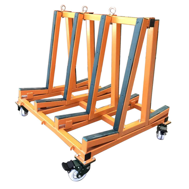 A frame transport rack for granite
