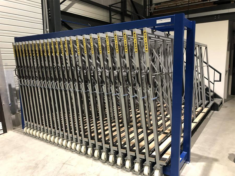 Optimize Panel Storage: Cut Time & Labor Costs with Vertical Racks