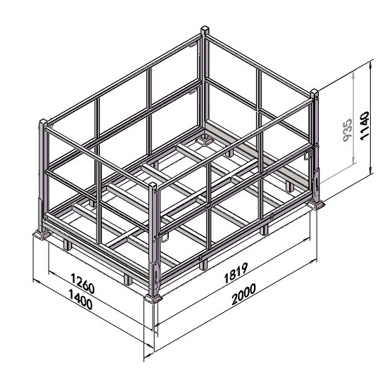 Custom Collapsible Cage Pallet Solutions for Industrial Storage