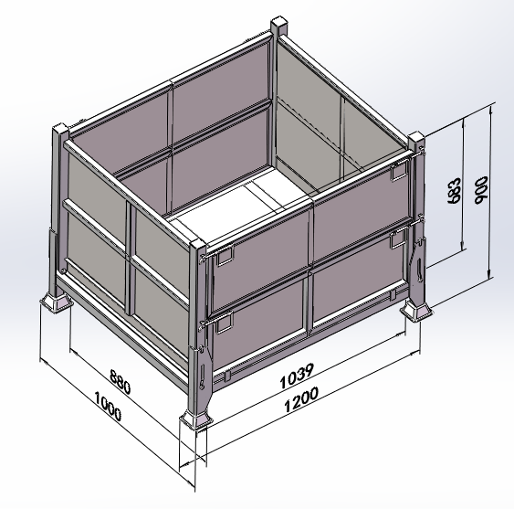 Mybox’s Heavy-Duty Wire Mesh Containers: 400kg to 2-Ton Load Solutions