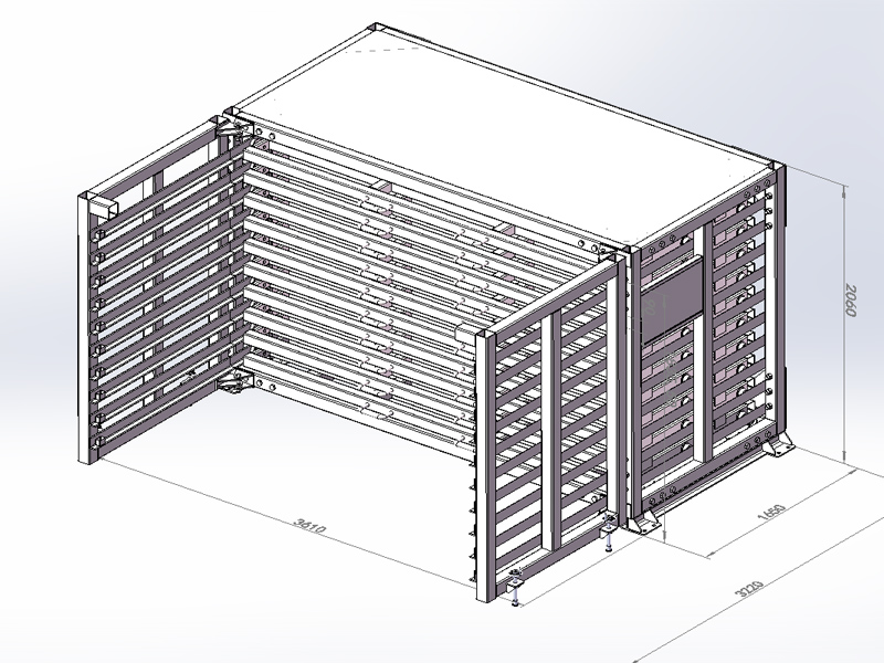 CFS Sheet Metal Racks: 30% Space Boost for 10ft Plates