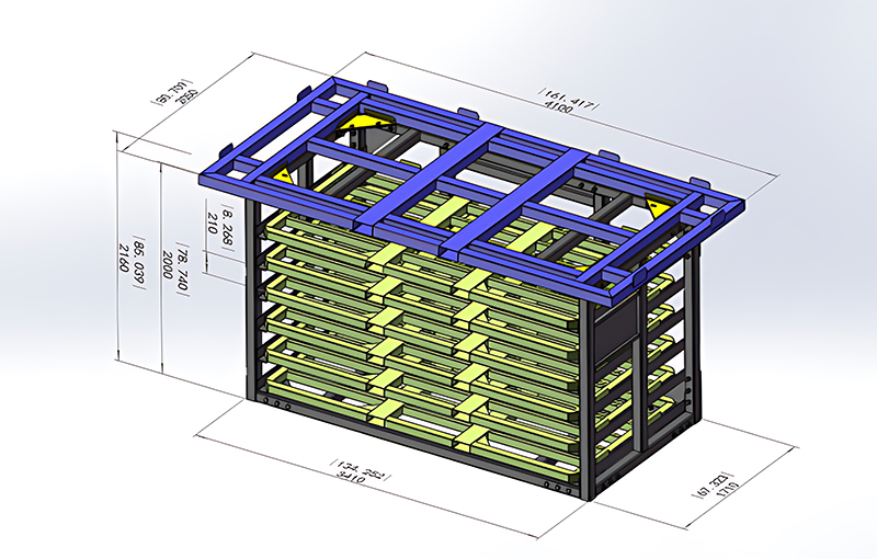 CFS Sheet Metal Racking: Hybrid Storage for 10ft & 13ft Plates