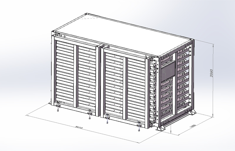 CFS High-Density Sheet Metal Racking System: Industrial Case Study