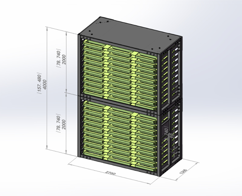 CFS Dual-Size Sheet Metal Storage Rack System: Industrial Case Study