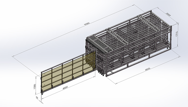   Vertical Sheet Rack Solutions for Industrial Panel Storage  