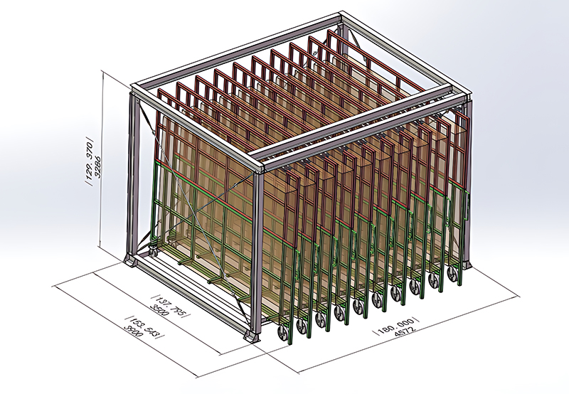 Heavy-Duty Vertical Sheet Metal Storage Solutions