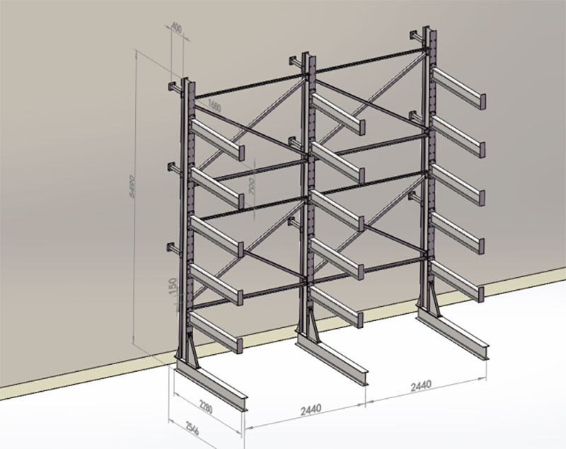 Heavy-Duty Cantilever Lumber Rack: Transforming Long-Material Storage