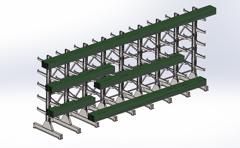 Custom Cantilever Pipe Rack: Optimized Storage for Industrial Piping