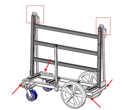 Enhanced Safety: The Hoisting and Securing Features of Our Drywall Cart