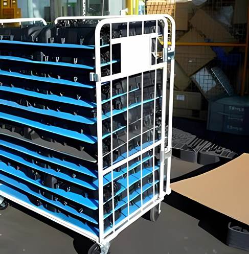 Transforming Workflows: How a Steel Industrial Cage Trolley Excels in E-commerce, Manufacturing & Retail A steel industrial c