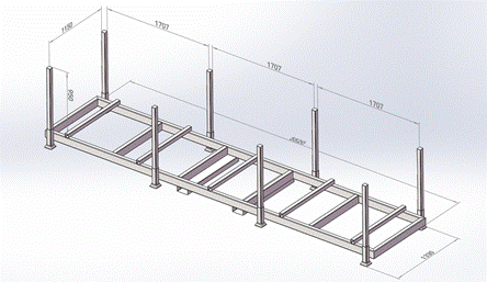 Engineered for Stability and Security: The Derack Storage Solution for 6-Meter Pipes and Tubes