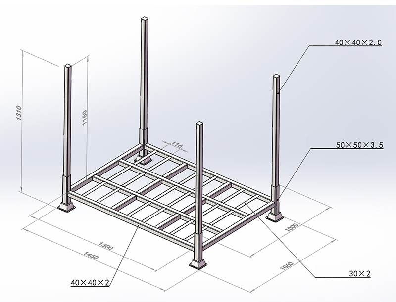 Case Study: Customized Post Pallet Stacking Racks for Diverse Inventory