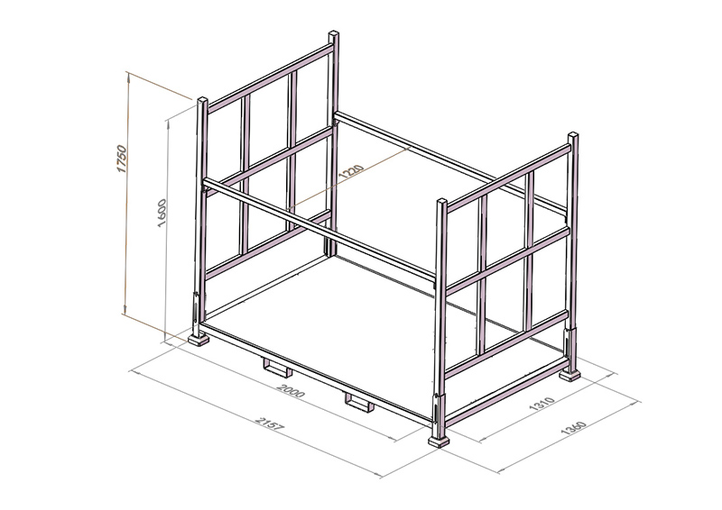 Case Study: A Custom Collapsible Rack with Steel Decking for Safe, Versatile Storage