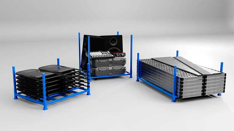 Rack and shelf stack rack alternative