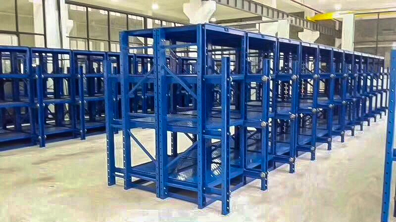 Mold storage rack systems