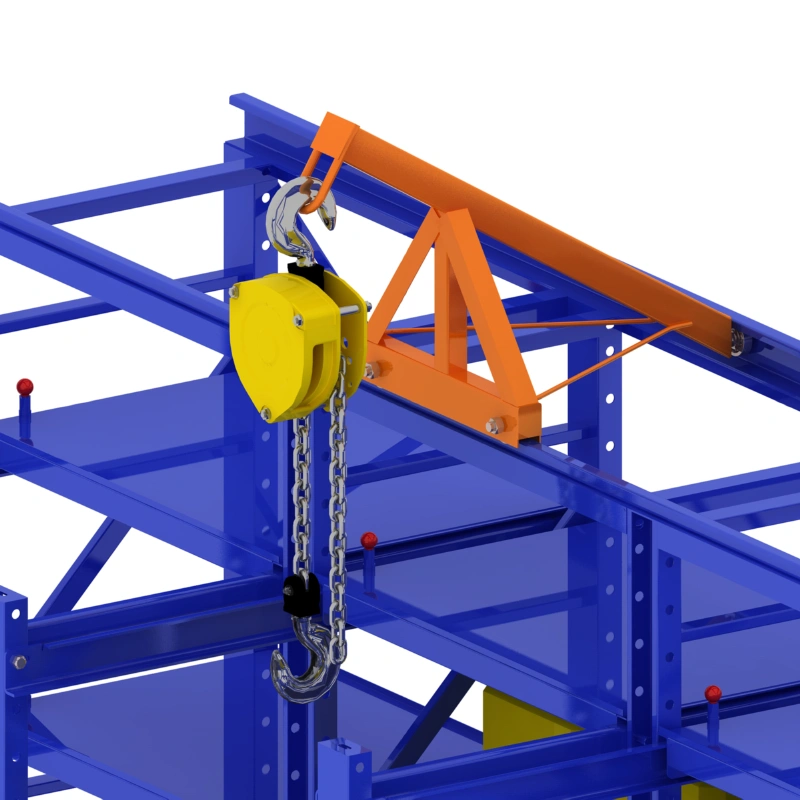 Safe heavy mould handling