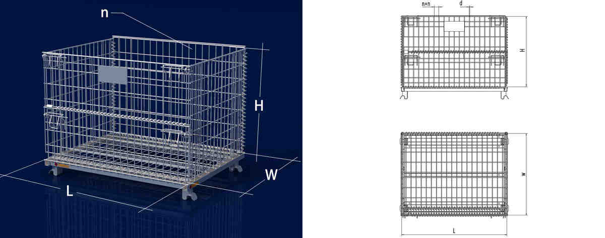 Wire Mesh Container