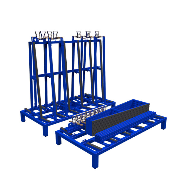 A frame transport rack
