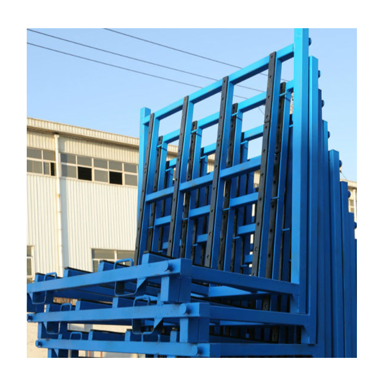 Customized power coated stackable glass transport pallet rack