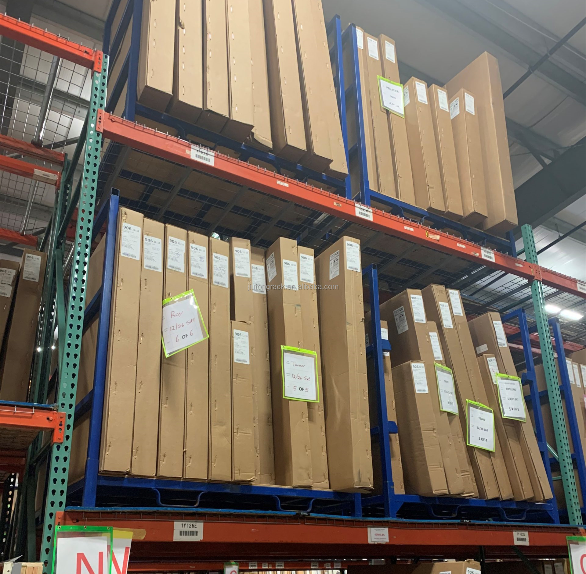 glass panel storage rack