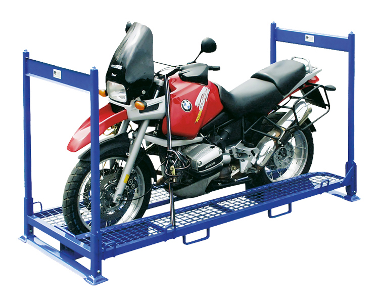 Customized Steel Pallet Motorcycle Pallet Rack For Auto Industry