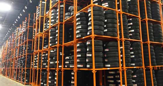 tyre storage rack