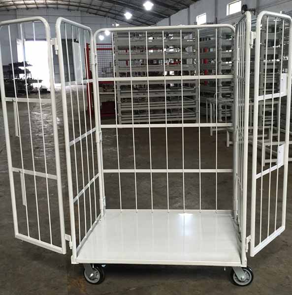 What do you know about cages and wheeled safety trolleys?
