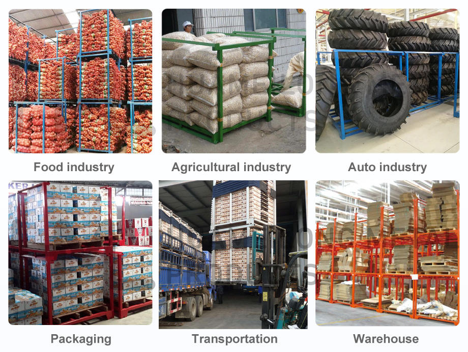 Detachable stacking powder coating steel warehouse metal storage nestainer