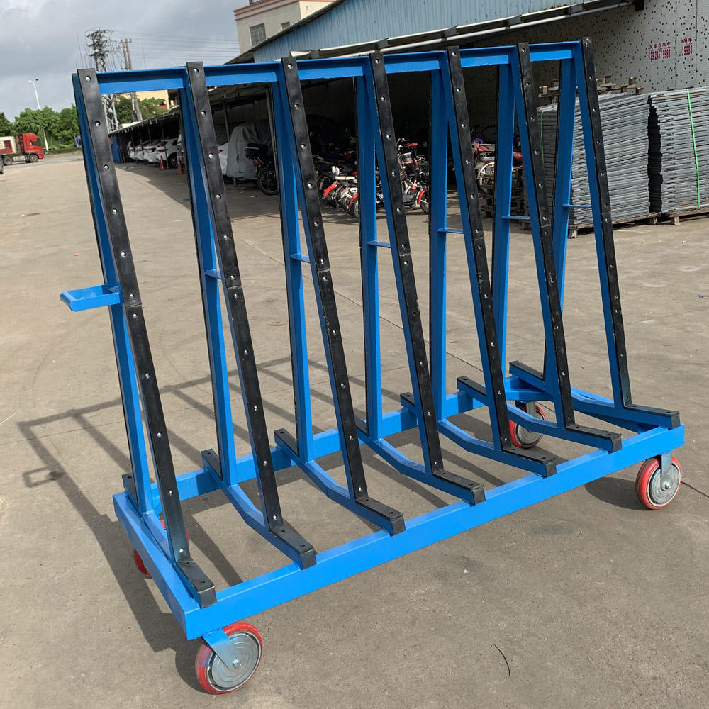 Customized size warehouse racking system glass rack rolling storage rack