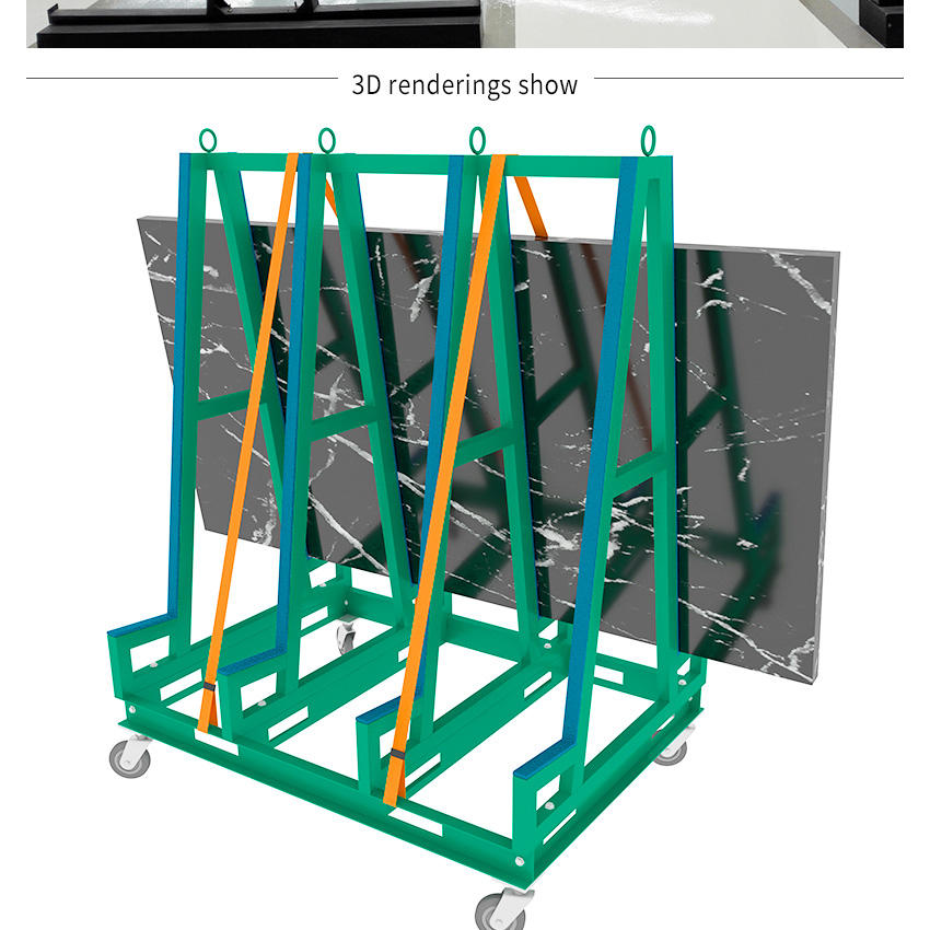 Architectural Glass glass transport pallet rack